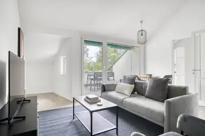 Image de Amazing Bruderholz 2 Room w/ Storage, nr Market, by Blueground