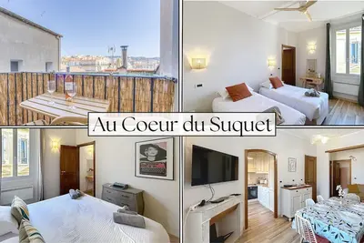 Image de Cannes : au coeur du suquet bel appartement avec balcon au calme