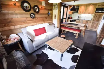 Image de Triplex 5 pièces 8/10 pers - Le Perce Neige - Wifi- direct sur pistes