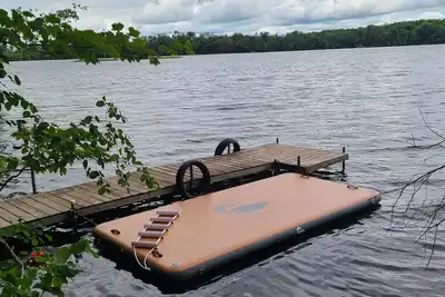 Image de Lakeside Bliss: Serene Crosby \/ Crosslake Retreat with 200 feet of lakeshore.