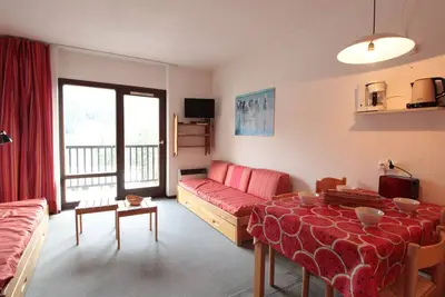 Image de Studio Coin Montagne 25m² à Flaine, balcon et proximité pistes