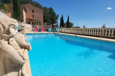 Image de Au pied des Gorges du Verdon Villa Climatisee avec piscine cascades