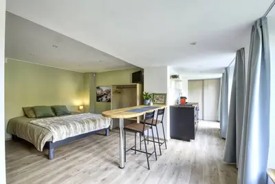 Image de Studio lumineux en rez-de-jardin situé sur la route des vins d'Alsace