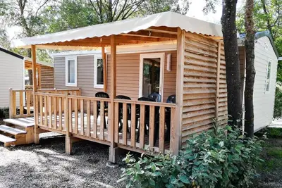 Image de Mobil home 3 Schlafzimmer Titania Comfort 33m2 - Klimaanlage 6 Personen