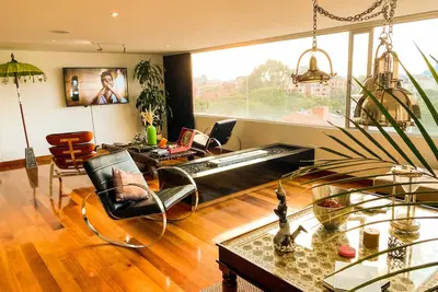 Image de Luxurious Ph Loft in the Heart of Santa Paula, Bogotá (2br+3ba)