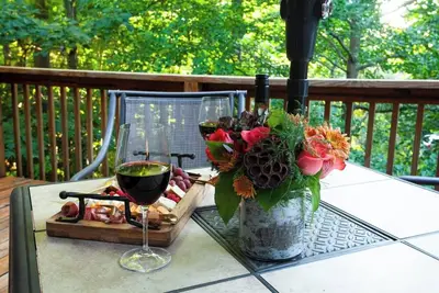 Adorable Log Cabin in Heart of Saugatuck