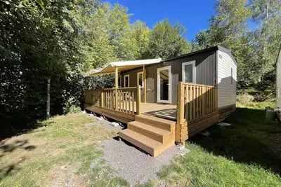 Image de Mobil-home niché au coeur de la forêt vosgienne