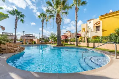 Image de Appartement de vacances \"Casa Marina Suerte\" avec piscine, jardin et Wi-Fi partagés.