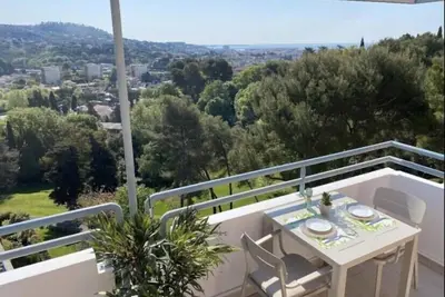 Image de Appartement Cosy vue Mer, piscine, tennis et golf