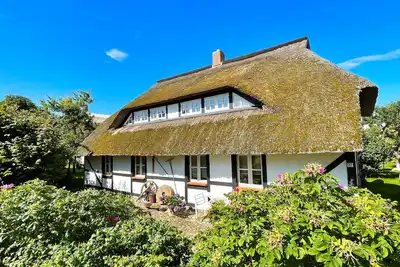 Image de Vacation home Boddenblick under thatched roof with fireplace and sauna