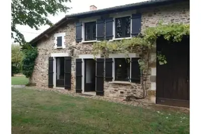 The big house in the heart of the greenery