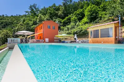 Image de Maison de vacances privée avec Wifi, climatisation, piscine privée, Tv, vue panoramique, parking