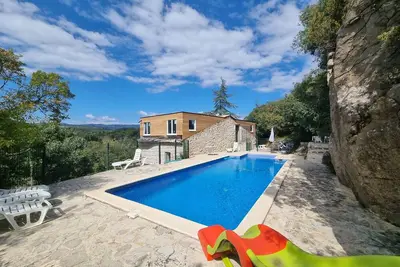 Image de Maison de vacances pour 12 avec piscine privée