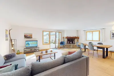 Image de Partly renovated 3½-room apartment on the ground floor.