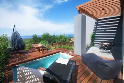 Image de Sea View Villa with Private Jacuzzi in Foinikounta - Villa Terra - Dimeli Villas