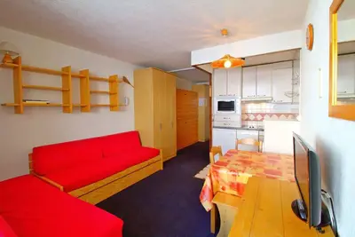 Image de Studio 4 personnes avec vue sur les pistes