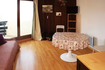 Image de Studio skis aux pieds pour 4, balcon