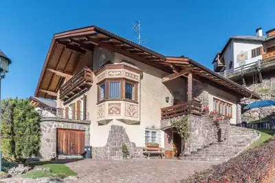 Image de Appartement de vacances \"Villa Soldanella\" avec vue sur les montagnes, jardin et Wi-Fi