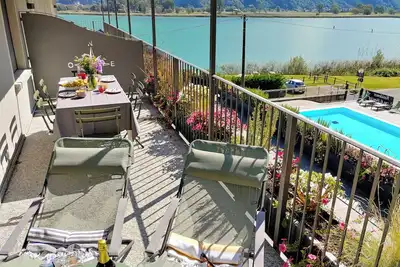 Image de Dascio Oasi Balcony Holiday Apartment on the Lake with Pool
