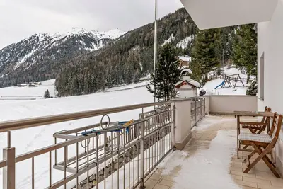 Image de Appartement \"Huterhof Talblick\" avec vue sur les montagnes, balcon & Wi-Fi