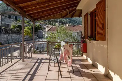 Image de Studio \"Krinos 1\" avec vue sur les montagnes, jardin et Wi-Fi