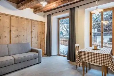 Image de Appartement 'Alpin Chalet Samer Berghütte' avec vue sur la montagne, jardin privé et Wi-Fi
