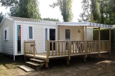 Mobile Home Nirvana 31 M² avec terrasse couverte 4 personnes