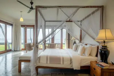 Image de Fringed by a soft sandy beachfront it’s