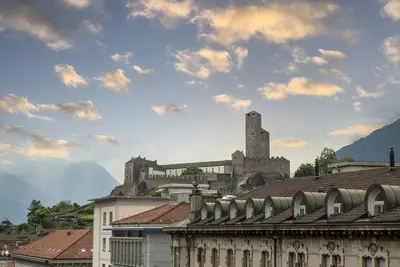 Castle view, Bellinzona, Switzerland