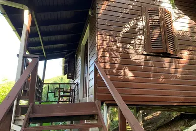 Marigot Couples Styled Bungalow- 3mins from Mangrove Restaurant & Bar