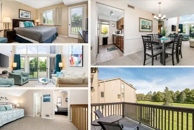 Image de ❦ Stunning Retreat 2br + Loft Golf Course Condo - 5549