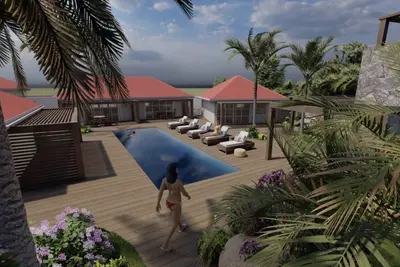 Image de Modern, one bedroom Villa 50 ft from the beach