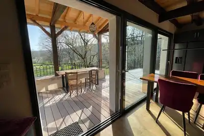 Image de Paradis au bord de la rivière de baignade, l'Aveyron