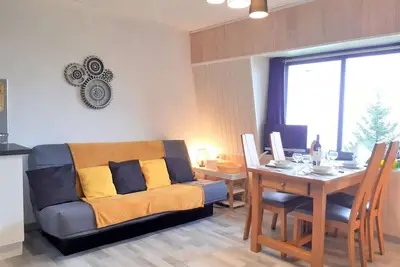Image de Chalet cosy 4 pers à 800m des pistes - Tv, kitchenette équipée, navette gratuite vacances.