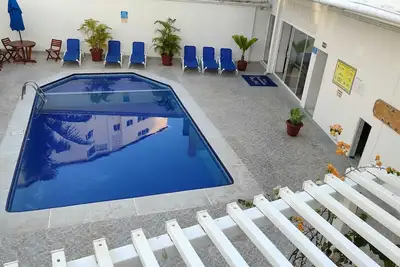 Image de Appartement en bord de mer avec piscine et Wi-Fi – Zone Rose San Andrés Île