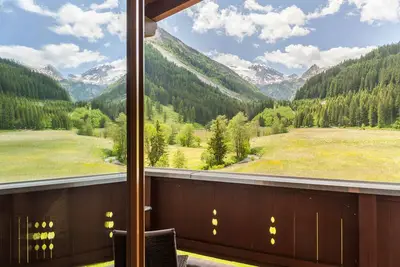 Image de Appartement 'Haus Marchegg - EdelweiĂź' avec vue sur les montagnes, balcon et Wi-Fi