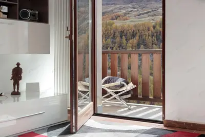 Maison Skis Aux Pieds - Ski-in / ski-out with balcony, garage, ski desposit