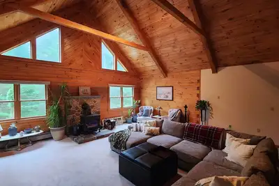 Image de 4b2b true Log retreat in the heart of the Whites