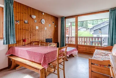 Image de Appt cosy 4/6 pers, terrasse, au pied des pistes