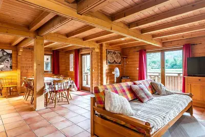 Image de Magnifique chalet 8/10 pers, grande terrasse