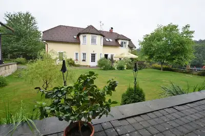 Image de Belle villa à Sýkořice avec jardin clos et piscine