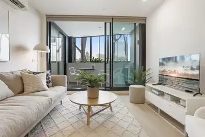 Image de Chic 2-Bed Apartment with Undercover Parking
