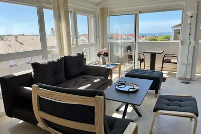 Image de Appartement lumineux avec vue sur la mer
