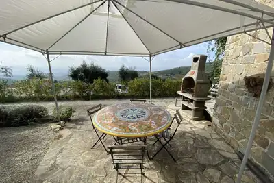 Image de Merveilleuse maison de vacances privée avec Wifi, climatisation, Tv, terrasse et vue panoramique