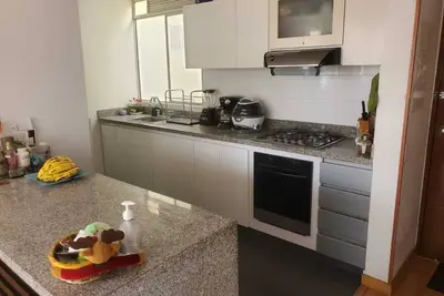 Spacious room with private bathroom and balcony