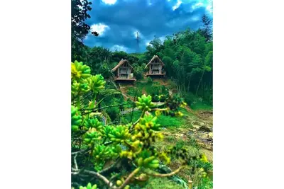 Image de @ibukuhotel Cabin 1 Next to the Lake kayak, Jacuzzi