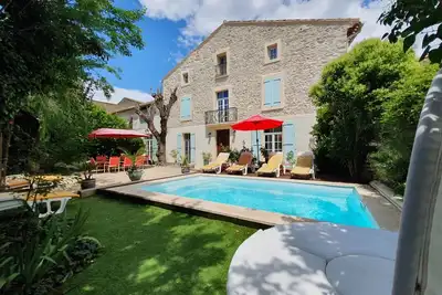 Image de Grande maison avec charme et piscine à Olonzac