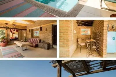 Image de Beach house with sea view + pool designer