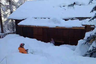 Image de Chalet familial, au calme, plein centre station des Claux à 250 des pistes<br>