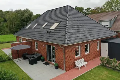 Image de Modern new-build semi-detached house Landhaus Seewind with sauna